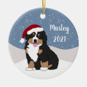 Bernese Mountain Dog Puppy Keramisch Ornament (Voorkant)