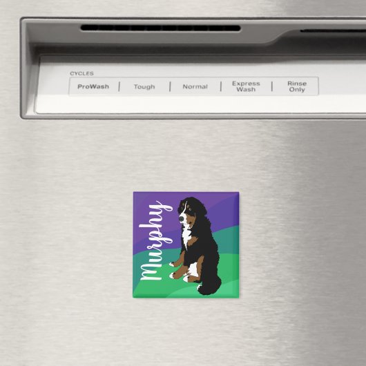 Bernese Mountain Dog Puppy Magneet (Insitu (Vaatwasser))