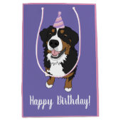 Bernese Mountain Dog Puppy Medium Cadeauzakje (Voorkant)