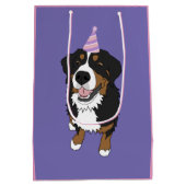 Bernese Mountain Dog Puppy Medium Cadeauzakje (Achterkant)