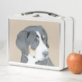 Bernese Mountain Dog Puppy Painting - Originele Ku (In situ)