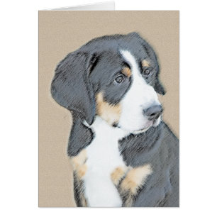 Bernese Mountain Dog Puppy Painting - Originele Ku