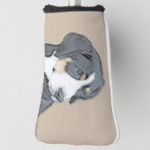 Bernese Mountain Dog Puppy Painting - Originele Ku Golfheadcover (Draai 90)