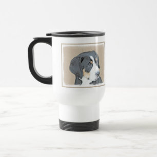 Bernese Mountain Dog Puppy Painting - Originele Ku Reisbeker