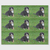 Bernese Mountain Dog Puppy Photo Cadeaupapier (Vlak)