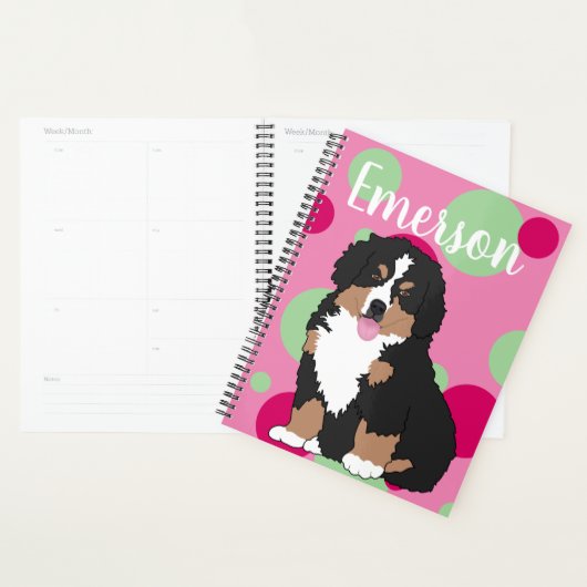 Bernese Mountain Dog Puppy Planner (Display)