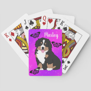 Bernese Mountain Dog Puppy Pokerkaarten