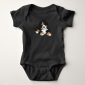 Bernese Mountain Dog Puppy Romper (Voorkant)