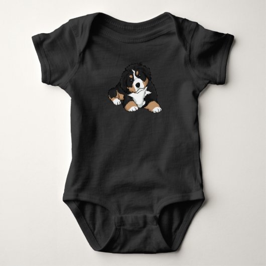 Bernese Mountain Dog Puppy Romper (Voorkant)