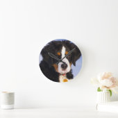 Bernese Mountain Dog Puppy Wall klok (Huis)