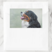Bernese Mountain Dog Rechthoekige Sticker (Tas)