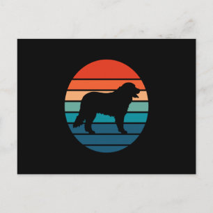 Bernese Mountain Dog  Retro Briefkaart