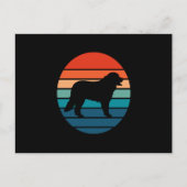 Bernese Mountain Dog  Retro Briefkaart (Voorkant)