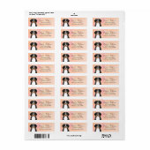 Bernese Mountain Dog Return-adreslabels Etiket (Full Sheet)