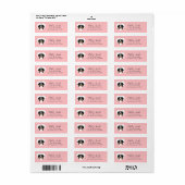 Bernese Mountain Dog Return-adreslabels Etiket (Full Sheet)