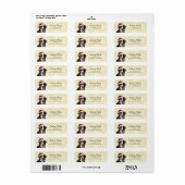 Bernese Mountain Dog Return-adreslabels Etiket (Full Sheet)