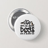 Bernese Mountain Dog Ronde Button 5,7 Cm (Voorkant /achterkant)
