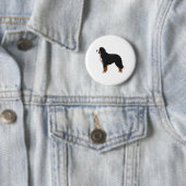 Bernese Mountain Dog Ronde Button 5,7 Cm (In situ)