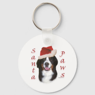 Bernese Mountain Dog Santa Paws Sleutelhanger