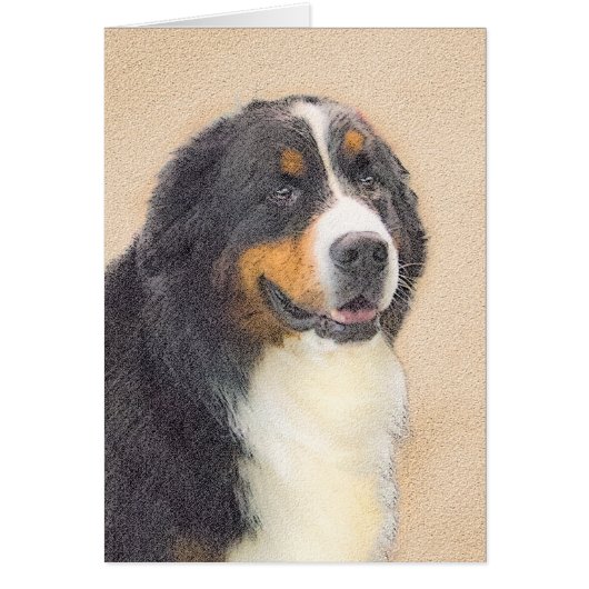 Bernese Mountain Dog-schilderij - Original Dog Art (Voorkant)
