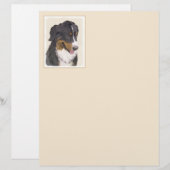 Bernese Mountain Dog-schilderij - Original Dog Art (Voorkant / Achterkant)