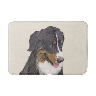 Bernese Mountain Dog-schilderij - Original Dog Art Badmat