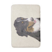 Bernese Mountain Dog-schilderij - Original Dog Art Badmat (Voorkant Verticaal)
