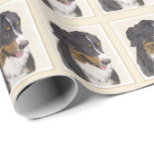Bernese Mountain Dog-schilderij - Original Dog Art Cadeaupapier (Rol Hoek)