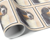 Bernese Mountain Dog-schilderij - Original Dog Art Cadeaupapier (Rol Hoek)