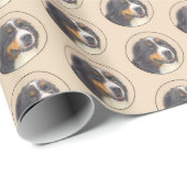 Bernese Mountain Dog-schilderij - Original Dog Art Cadeaupapier (Rol Hoek)