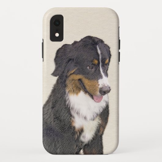 Bernese Mountain Dog-schilderij - Original Dog Art Case-Mate iPhone Case (Achterkant)