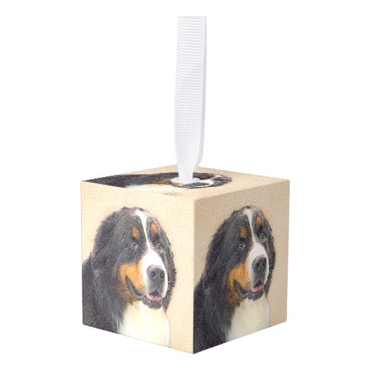 Bernese Mountain Dog-schilderij - Original Dog Art Decoratie (Voorkant hoekig)