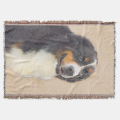 Bernese Mountain Dog-schilderij - Original Dog Art Deken (Voorkant)