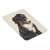 Bernese Mountain Dog-schilderij - Original Dog Art Magneet (Rechterzijde)