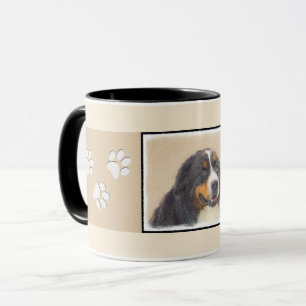 Bernese Mountain Dog-schilderij - Original Dog Art Mok