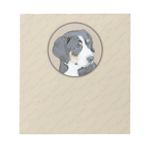 Bernese Mountain Dog-schilderij - Original Dog Art Notitieblok