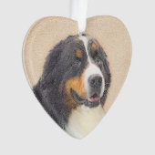 Bernese Mountain Dog-schilderij - Original Dog Art Ornament (voorkant)