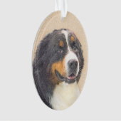 Bernese Mountain Dog-schilderij - Original Dog Art Ornament (voorkant)