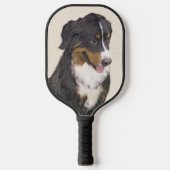 Bernese Mountain Dog-schilderij - Original Dog Art Pickleball Paddle (Voorkant)