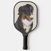 Bernese Mountain Dog-schilderij - Original Dog Art Pickleball Paddle (Achterkant)