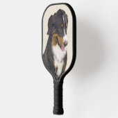 Bernese Mountain Dog-schilderij - Original Dog Art Pickleball Paddle (Links)