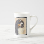 Bernese Mountain Dog-schilderij - Original Dog Art Porselein Kop (Rechts)