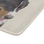 Bernese Mountain Dog-schilderij - Original Dog Art Snijplank (Hoek)