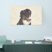 Bernese Mountain Dog-schilderij - Original Dog Art Spandoek (Beurs)