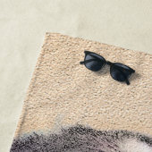 Bernese Mountain Dog-schilderij - Original Dog Art Strandlaken (In situ)