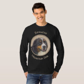 Bernese Mountain Dog-schilderij - Original Dog Art T-shirt (Voorkant volledig)