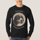 Bernese Mountain Dog-schilderij - Original Dog Art T-shirt (Voorkant)