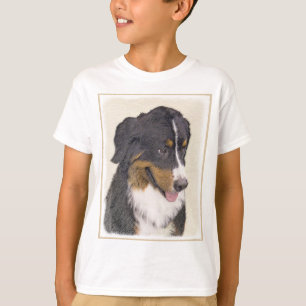 Bernese Mountain Dog-schilderij - Original Dog Art T-shirt