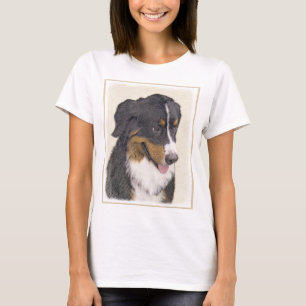 Bernese Mountain Dog-schilderij - Original Dog Art T-shirt
