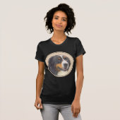 Bernese Mountain Dog-schilderij - Original Dog Art T-shirt (Voorkant volledig)